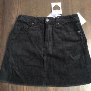 Blk corduroy skirt small